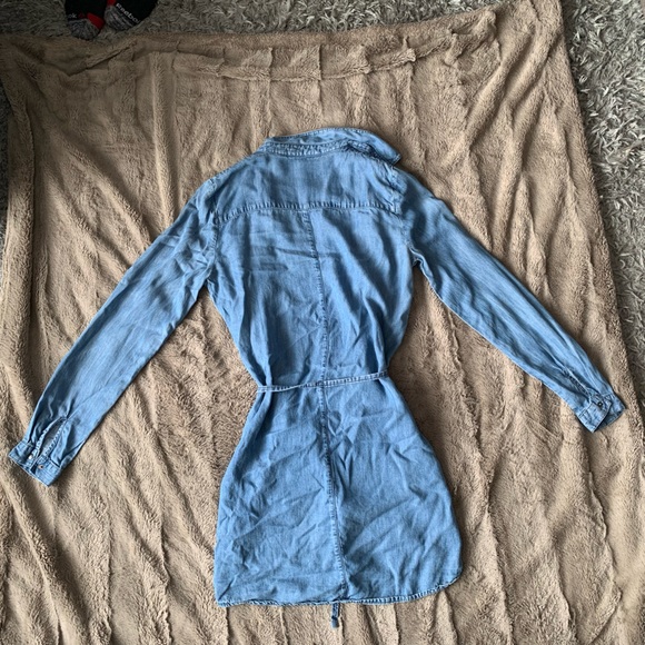 DENIM BUTTON UP DRESS - Picture 4 of 5